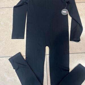 Pink Dot Black body-hugging